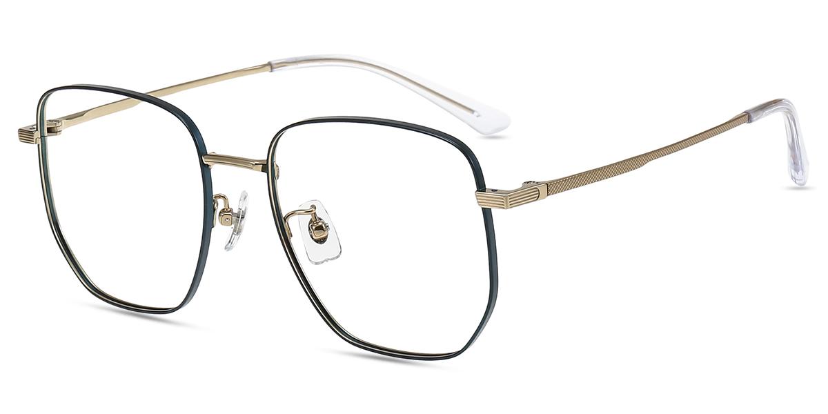 Occhiali Da Vista Uomo TR63638 | Occhiali Quadrati Chiari,Marroni In Tr - Foto 4