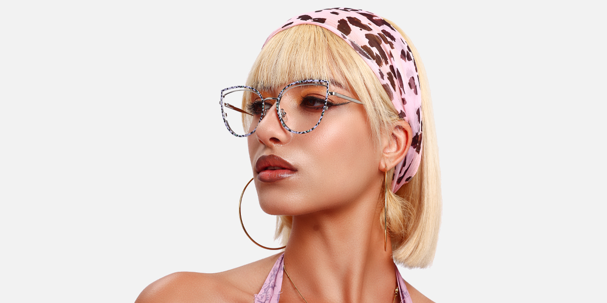 Women's full frame Metal eyeglasses | Firmoo.com