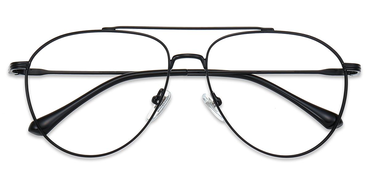 Men Glasses Large Vicky21121 | Black Metal Aviator Frame | Firmoo UK Men Glasses Large Vicky21121 | Black Metal Aviator Frame | Firmoo UK