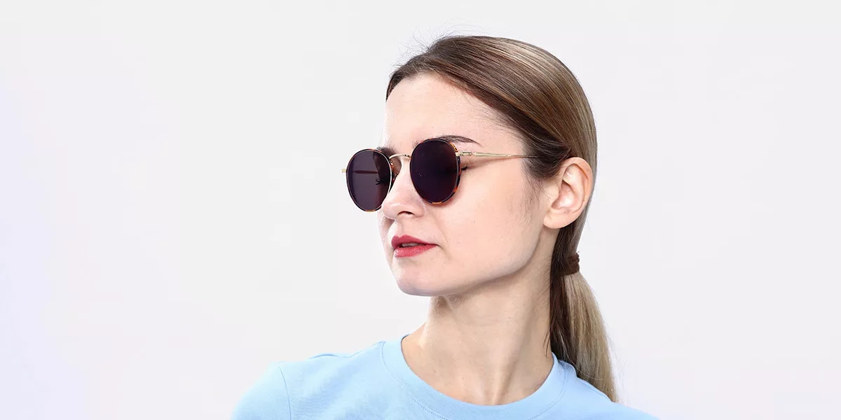 Women's full frame Metal sunglasses | Firmoo.cl