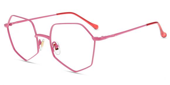 Cosmopolitan Cooper Metal Full Frame Ladies Eyeglasses, Pink/LGun