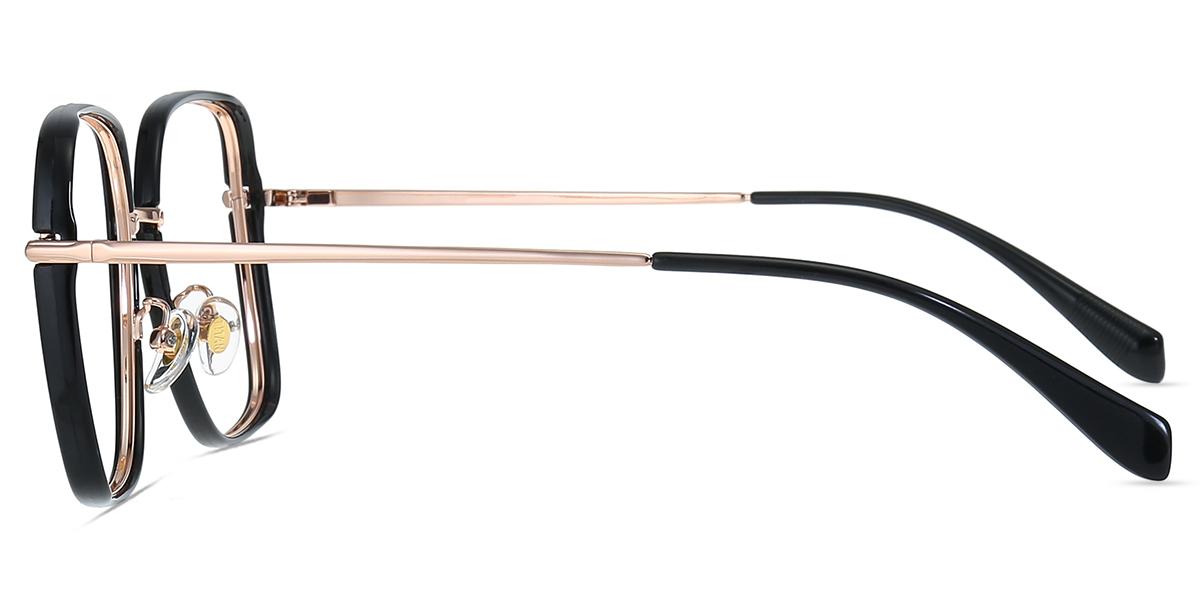 Lunettes De Vue Femmes Mt Clair Or Rose Titane Tr Grande Carr