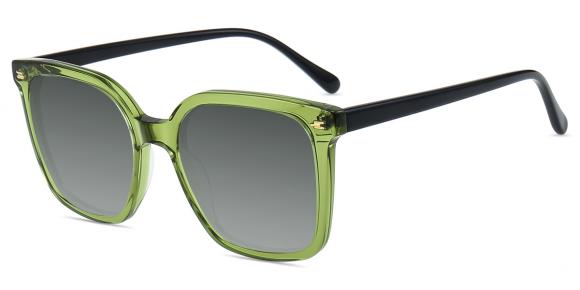 Polaroid Women's 04213s Sunglasses - Gold Frame With Grey Green Polarized Lenses (58mm) - View #8