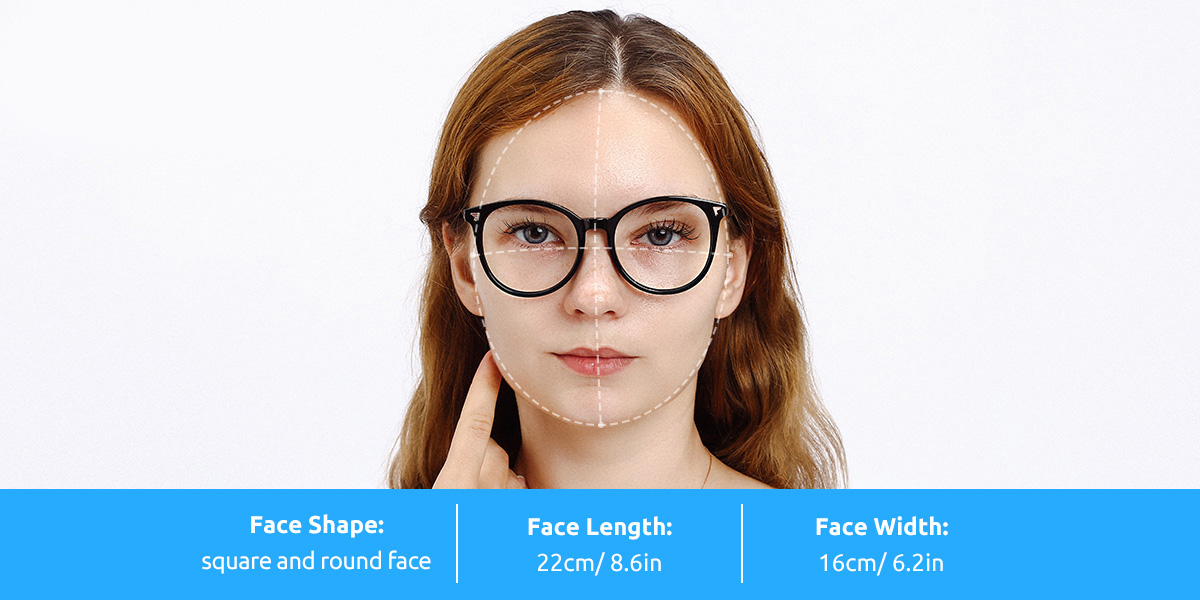 Women's Full Frame Acetate & Metal Eyeglasses 