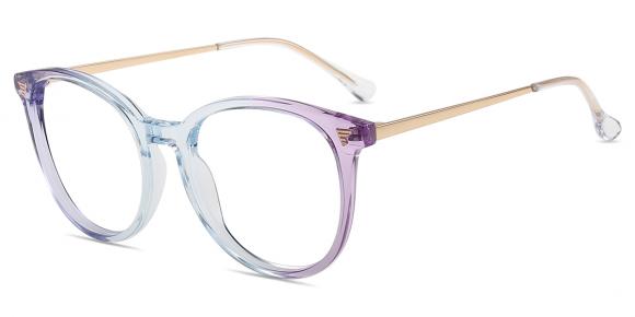 Gafas Graduadas Mujer Lindsay002 | Gafas Redondas Imágenes Con Montura Acetato ,Metal | Firmoo ES