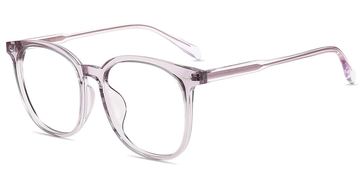 Women Glasses Large TR03962 Clear Pink Tr Square Frame Firmoo UK