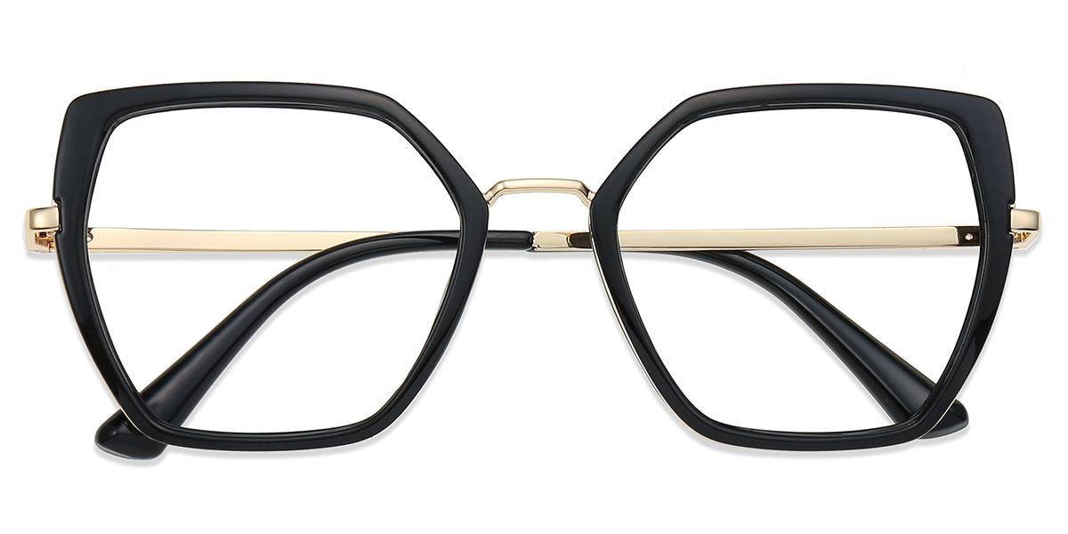 Lunettes de vue Femmes TM12836 | Motifs,Clair,Or Tr ,Métal Grande