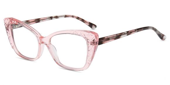 Occhiali da vista Donna AC55070, Occhiali Cat eye Rosa,Modelli in Acetato