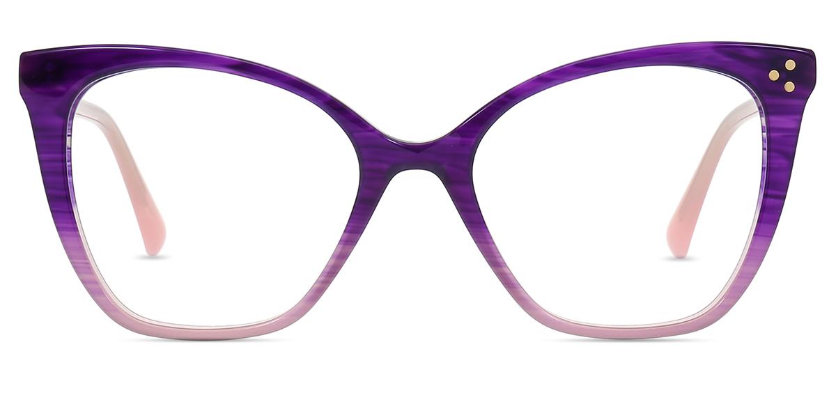 Occhiali Da Sole Donna Rogue – Modello Cat Eye Polarizzato – Colore Blu/viola – Nuovi Senza Etichette