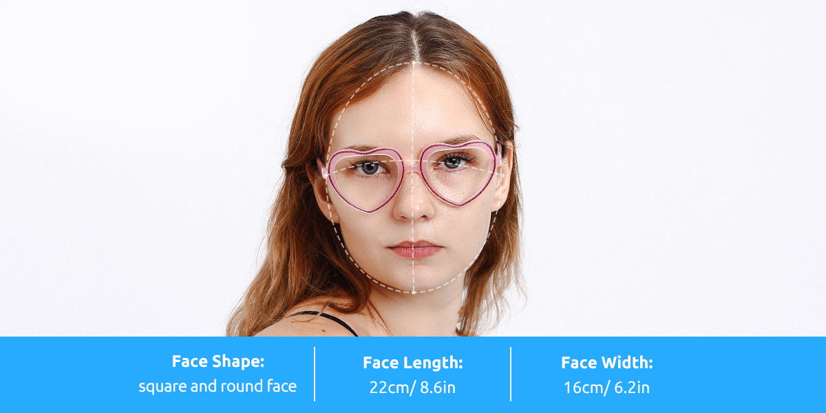 Women's full frame Acetate eyeglasses