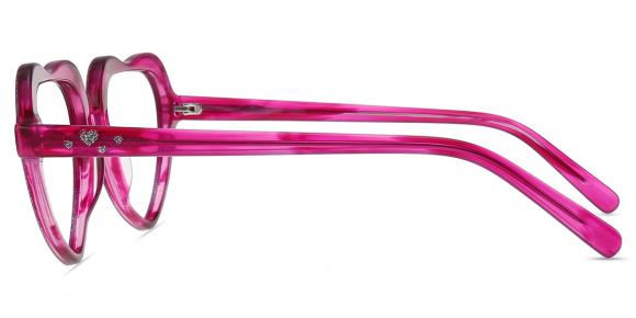 Hot pink eyeglass frames online