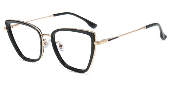 Lunettes de vue Femmes MT05256 | Écaille de tortue,Or Métal ,Tr Grande
