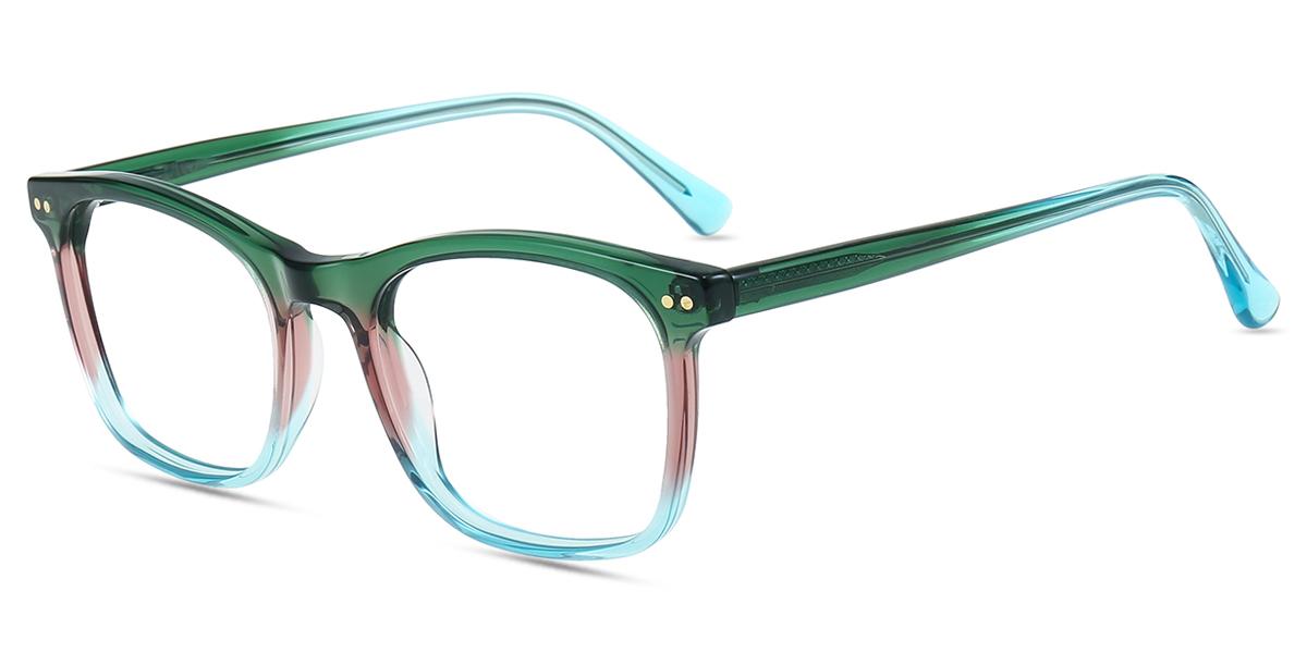 MUTYNE Occhiali Da Vista Uomo E Donna In Acetato Opaco - Montatura Rotonda Multicolore A Gamba Larga, UV400