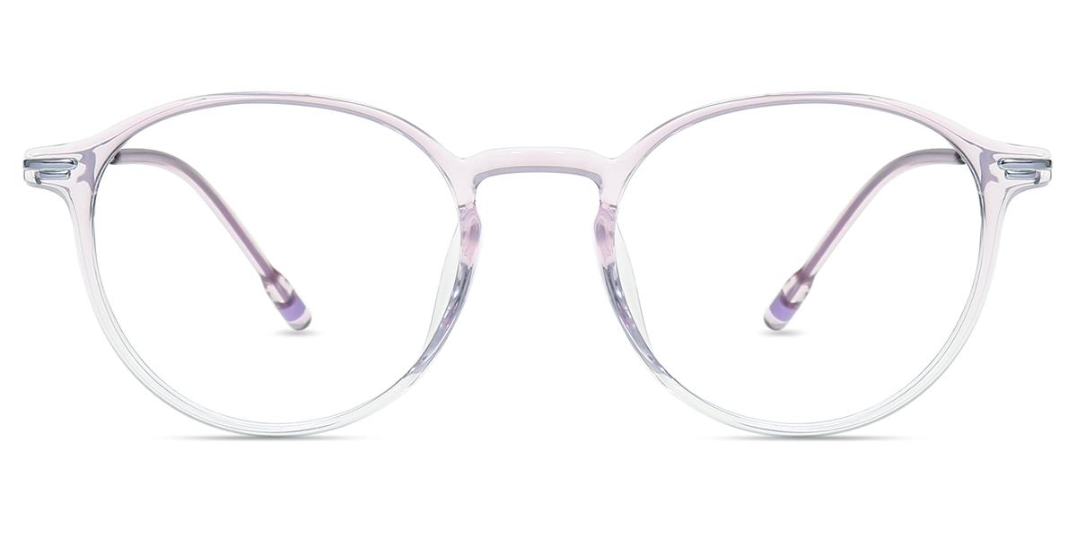 Lunettes De Vue Femmes TT04623 | Rose,Clair Titane ,Tr Moyen Rond ...