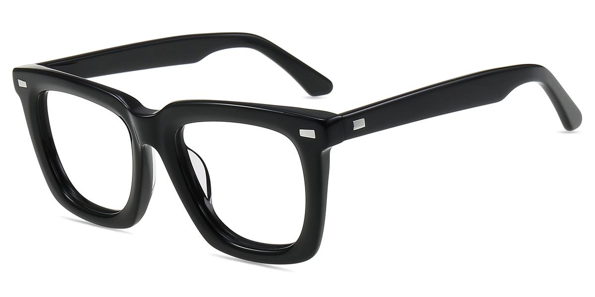 MUTYNE Retro Brillengestell Acetat - Quadratische Sonnenbrille Damen Mit UV400 & Polarisierten Gläsern