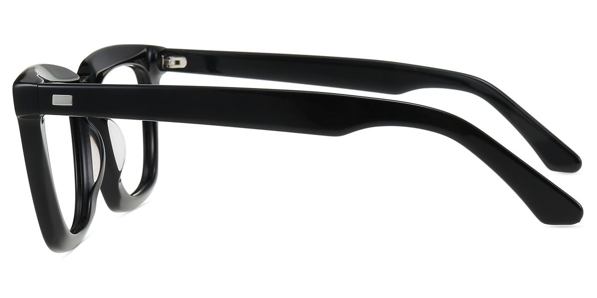 Occhiali Da Vista Unisex TR47187 | Occhiali Quadrati Neri In Tr | IT - Foto 5