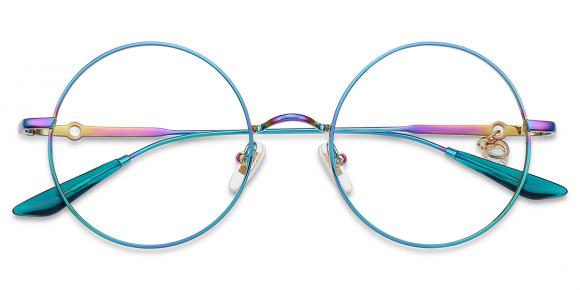 Round oversized prescription glasses sale