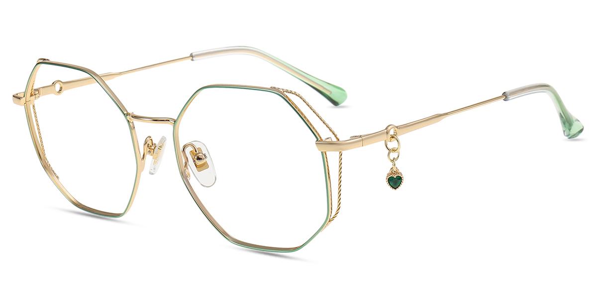 Women's full frame Metal eyeglasses | Firmoo.com