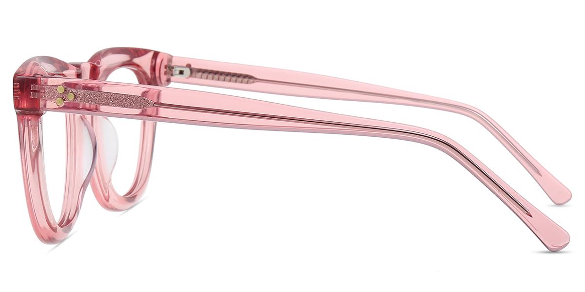 Lunettes Roses Lunettes de vue Femmes AC77755 | Rose,Clair Acétate Moyen Carré ...