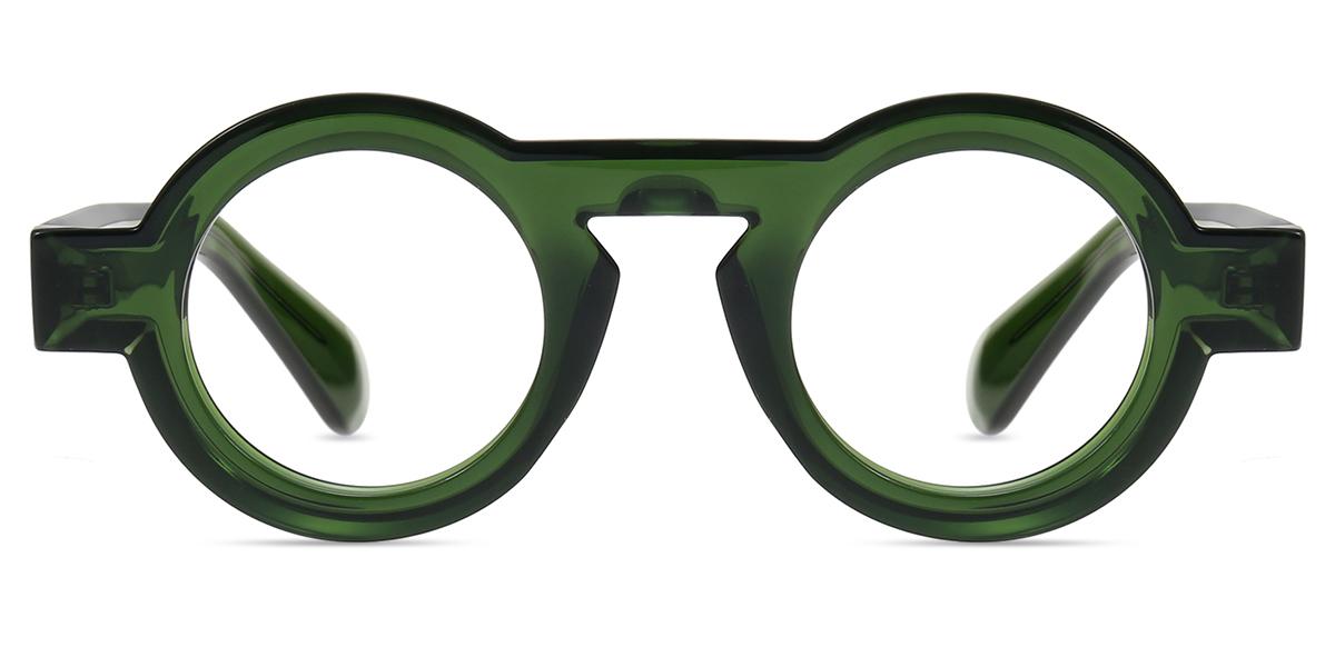 Occhiali da vista Unisex AC04509 | Occhiali Rotondi Neri in Acetato