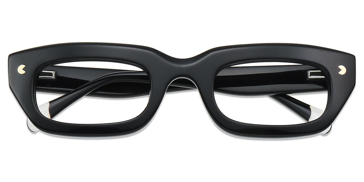 Gafas Graduadas Mujer AC13939 Gafas Rectangulares Negras Con Montura