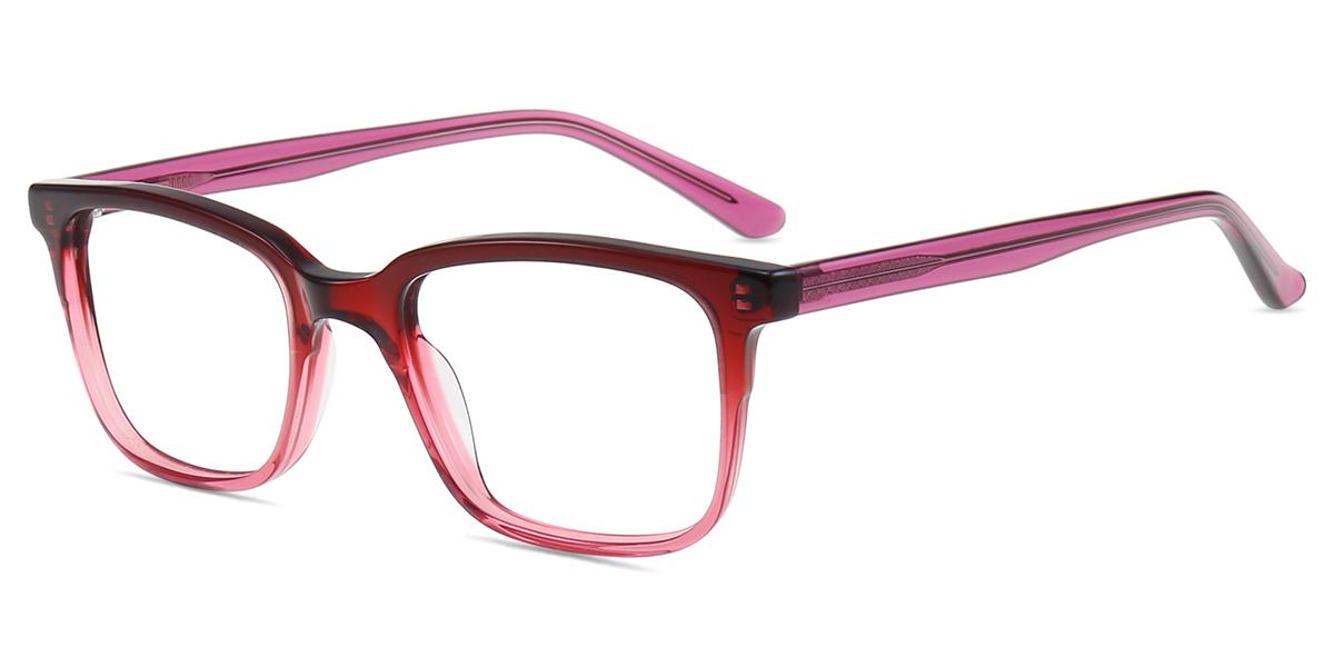 Lunettes Roses Lunettes de vue Femmes Andrew039 | Bourgogne,Rose Acétate Petit ...