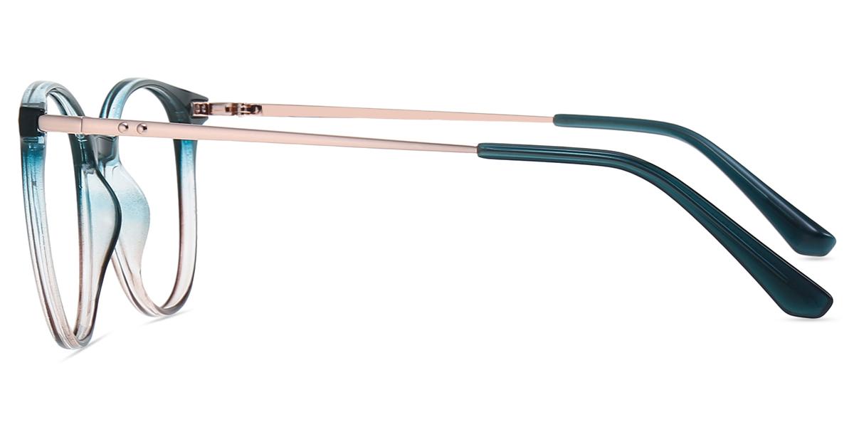 Lunettes de vue Femmes Vicky004 Vert,Clair,Marron Tr ,Métal