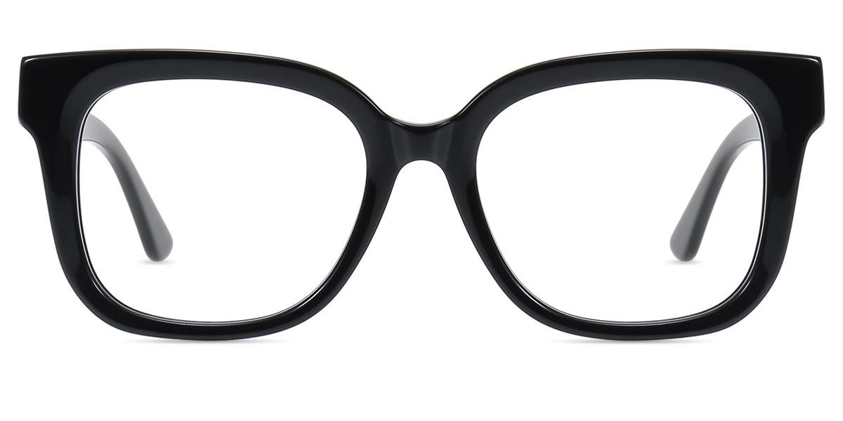 Gafas Graduadas Unisex AC56100 Gafas Cuadradas Negras Con Montura