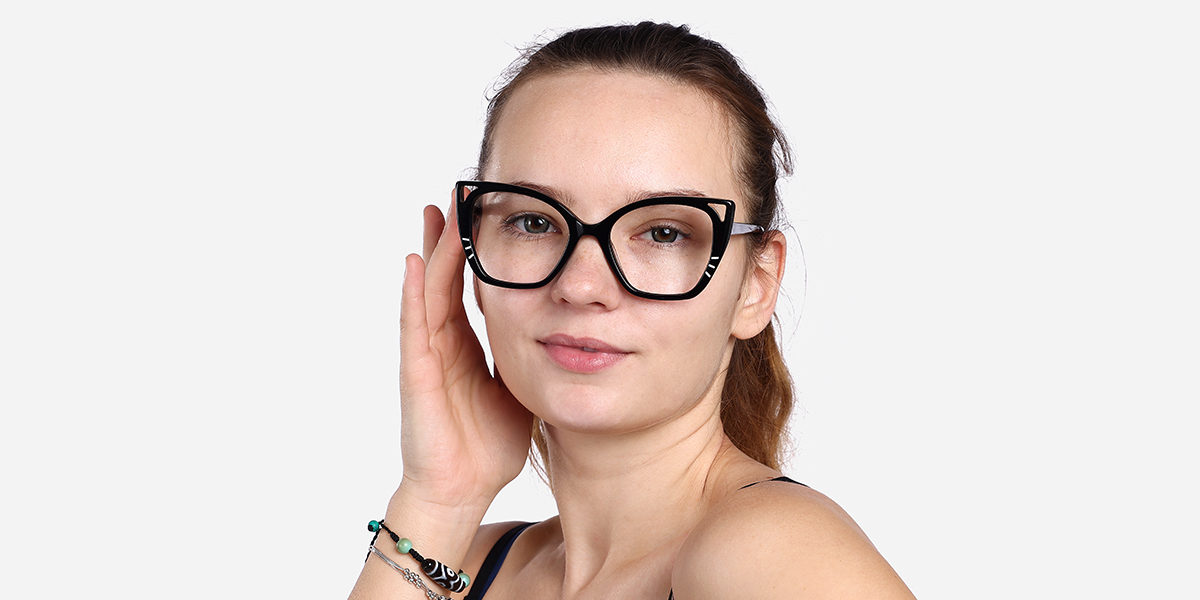 Women's full frame Acetate eyeglasses | Firmoo.com