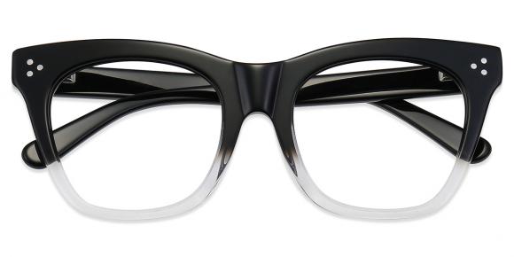 Unisex full frame Acetate eyeglasses | Firmoo.com