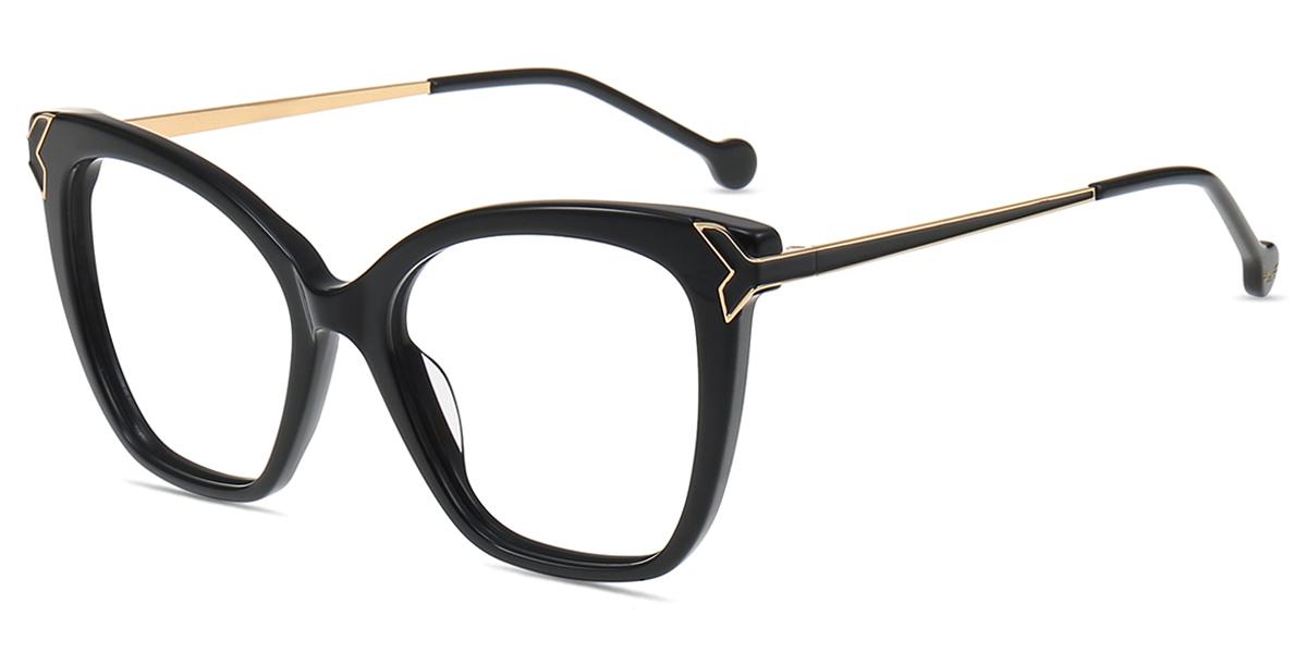Groe Schwarze Brille Damen