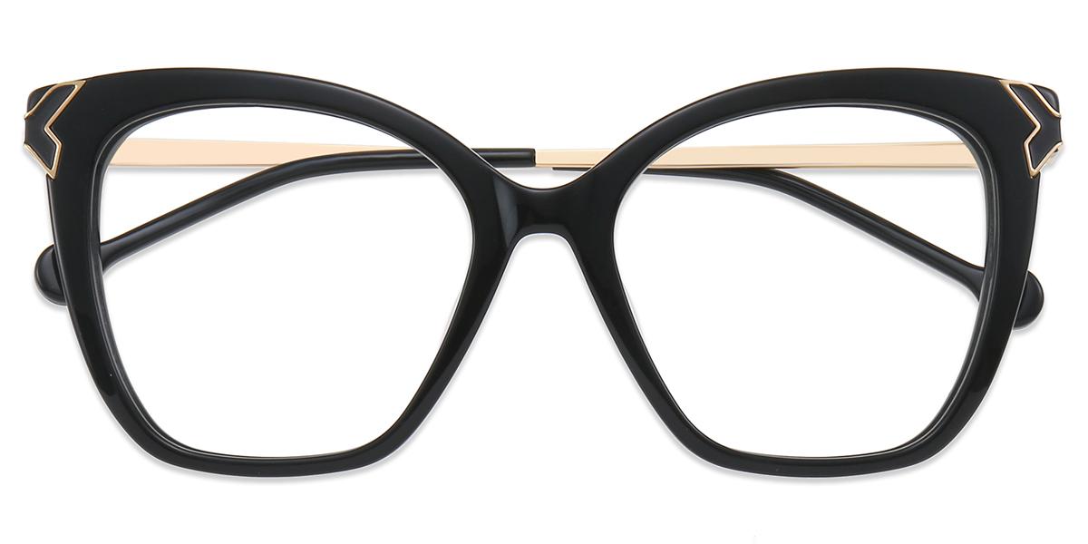 Groe Schwarze Brille Damen