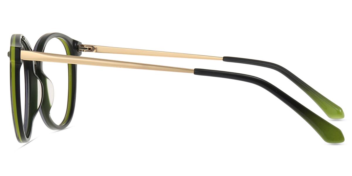 Lunettes De Vue J.F. Rey JF1368 - Monture Noir Marbré Jaune - 50mm - Neuves Avec étiquette