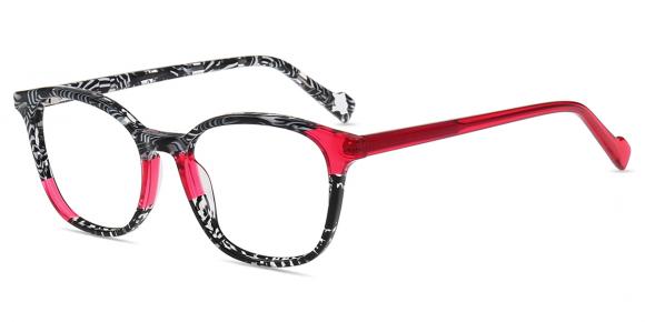 Womens Full Frame Acetate Eyeglasses 7072