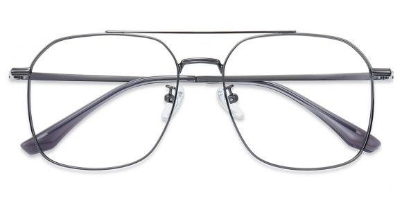 Unisex full frame metal eyeglasses | Firmoo.com