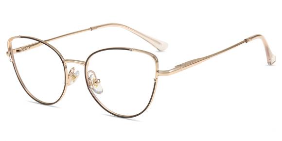Women's full frame Metal eyeglasses | Firmoo.com