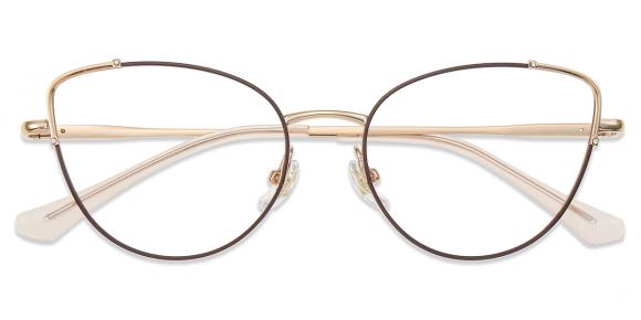 Women's full frame Metal eyeglasses | Firmoo.com