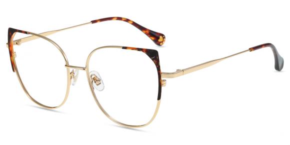 フェイスカラー mother Rodz Square Blue Glasses | Zeelool Glasses