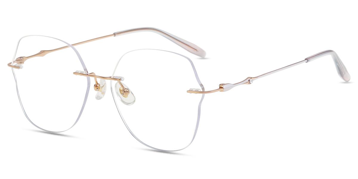 Titanium Rimless Glasses for Women – Lightweight & Elegant