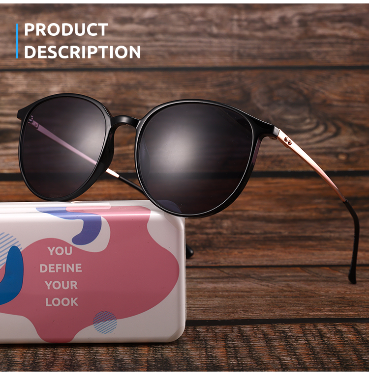 Unisex full frame TR&Metal sunglasses | Firmoo.com
