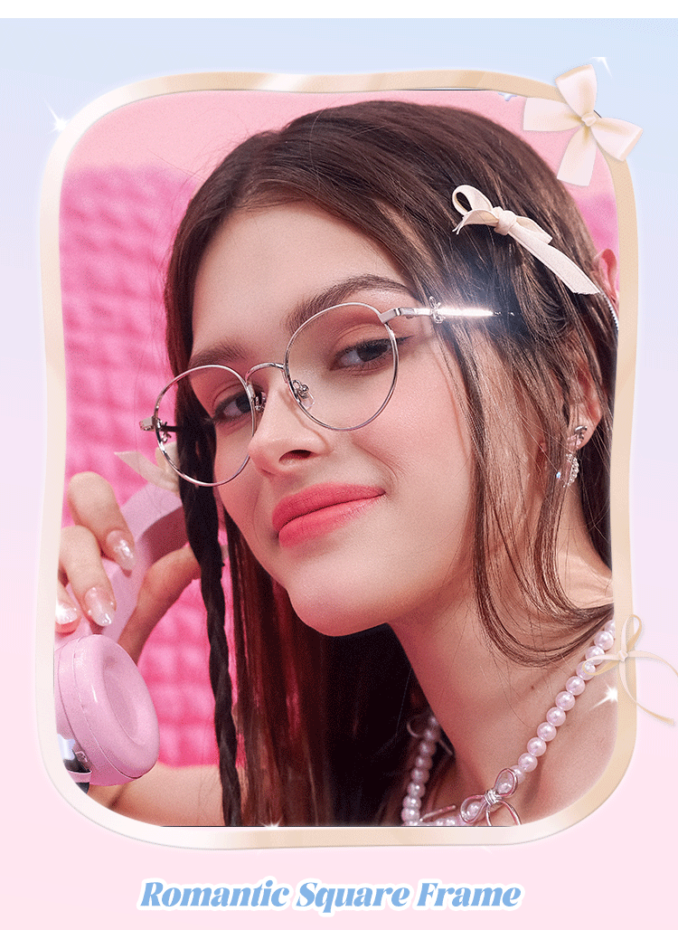 Women's full frame Metal eyeglasses | Firmoo.com