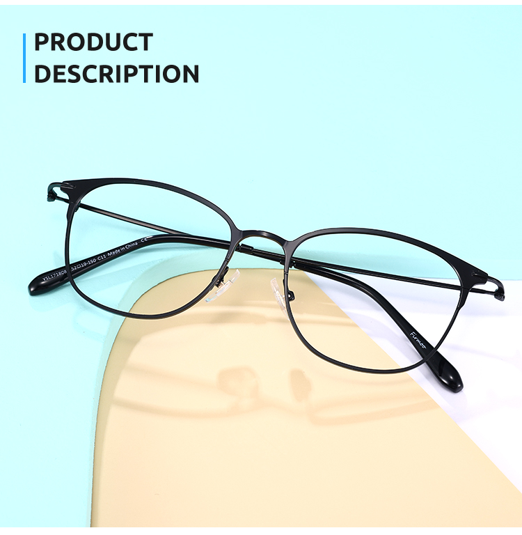 Unisex full frame metal eyeglasses | Firmoo.com