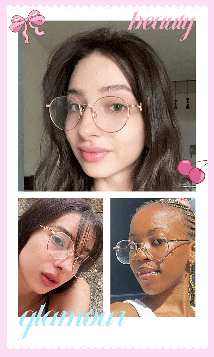 Women's full frame Metal eyeglasses | Firmoo.com