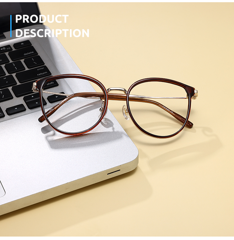 Women's full frame Metal & TR eyeglasses | Firmoo.com