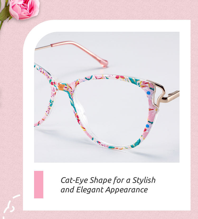 Women's full frame TR & Metal eyeglasses | Firmoo.com