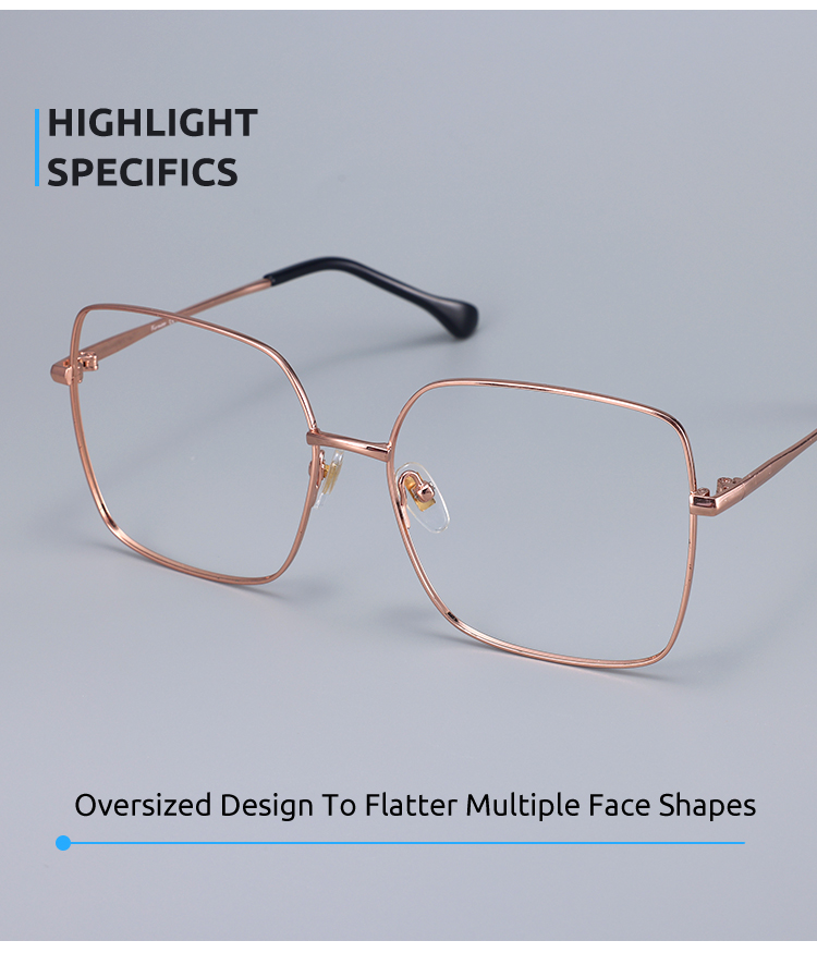 Women's full frame metal eyeglasses | Firmoo.com