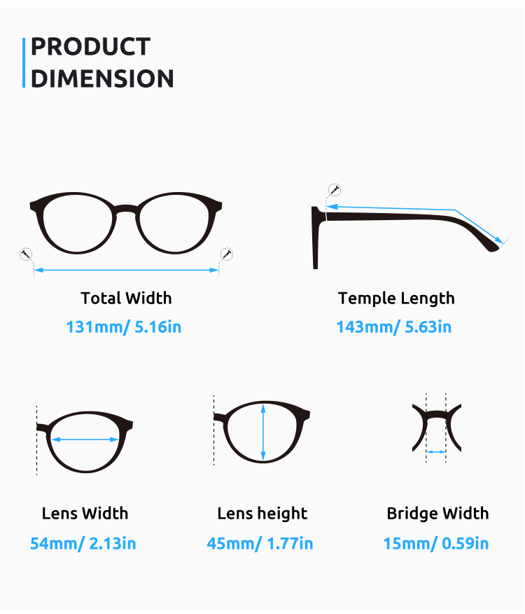 Women's full frame mixed material eyeglasses | Firmoo.com