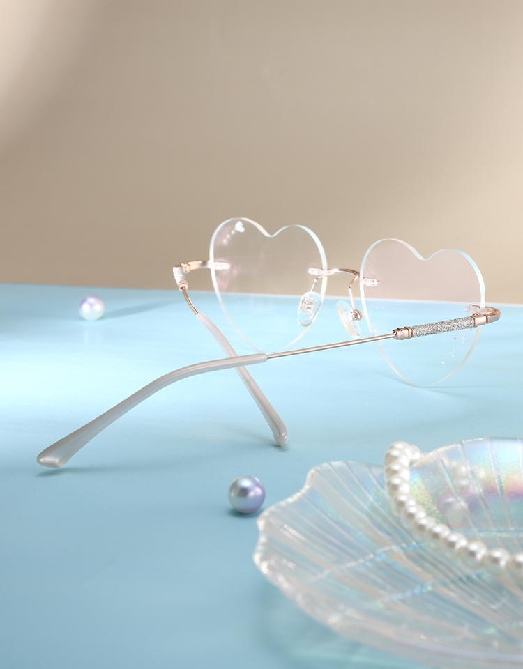 Women's rimless Metal eyeglasses | Firmoo.com