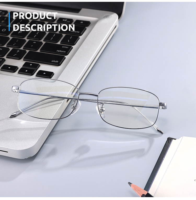 Unisex full frame Titanium eyeglasses | Firmoo.com