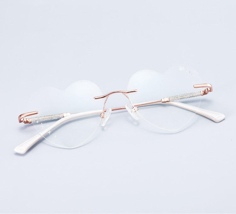 Women's rimless Metal eyeglasses | Firmoo.com